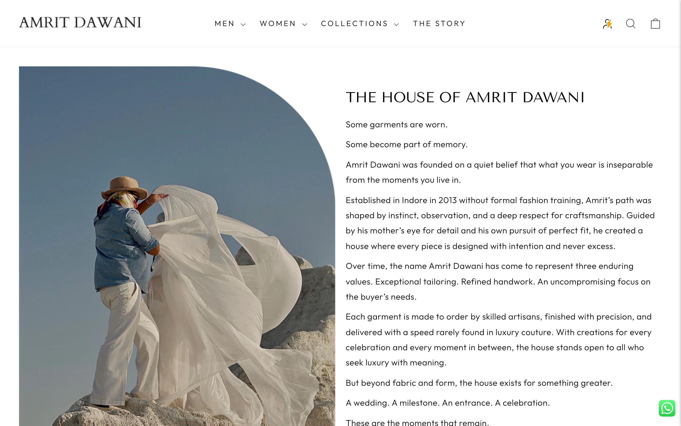 Amrit Dawani About page