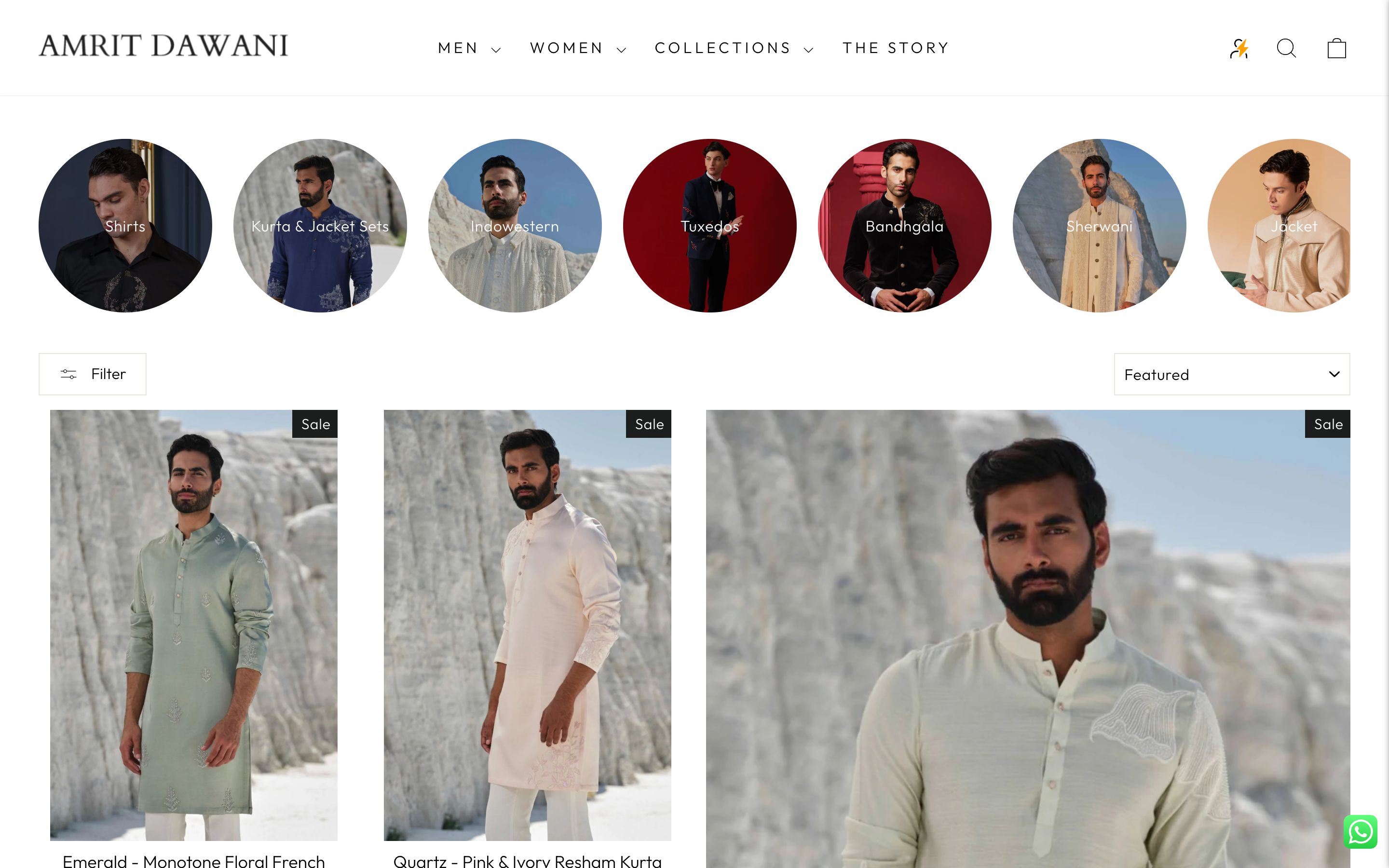 Amrit Dawani Collection page