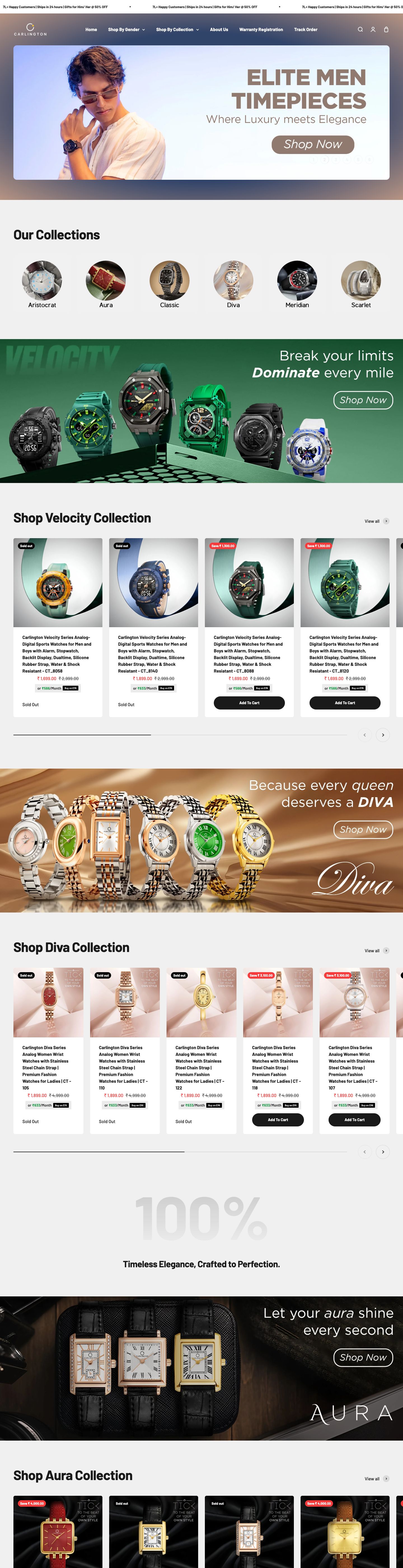 Carlington full homepage
