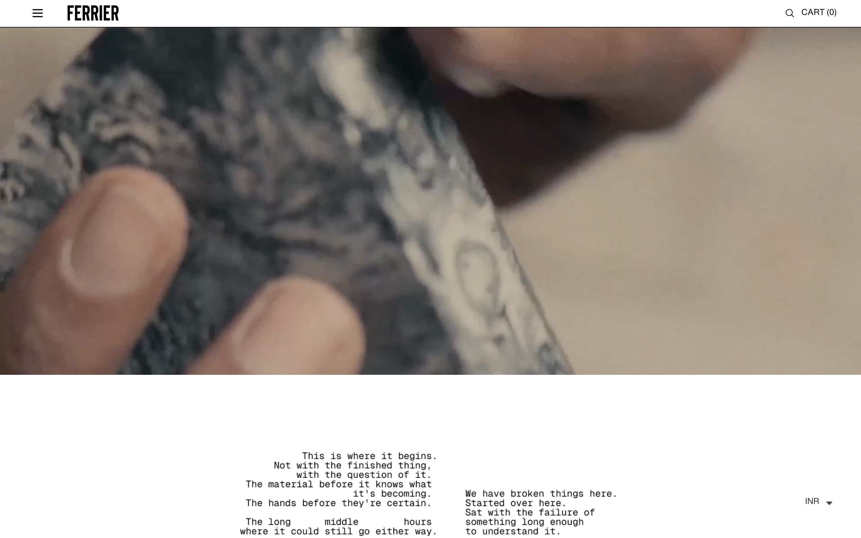 Ferrier About page