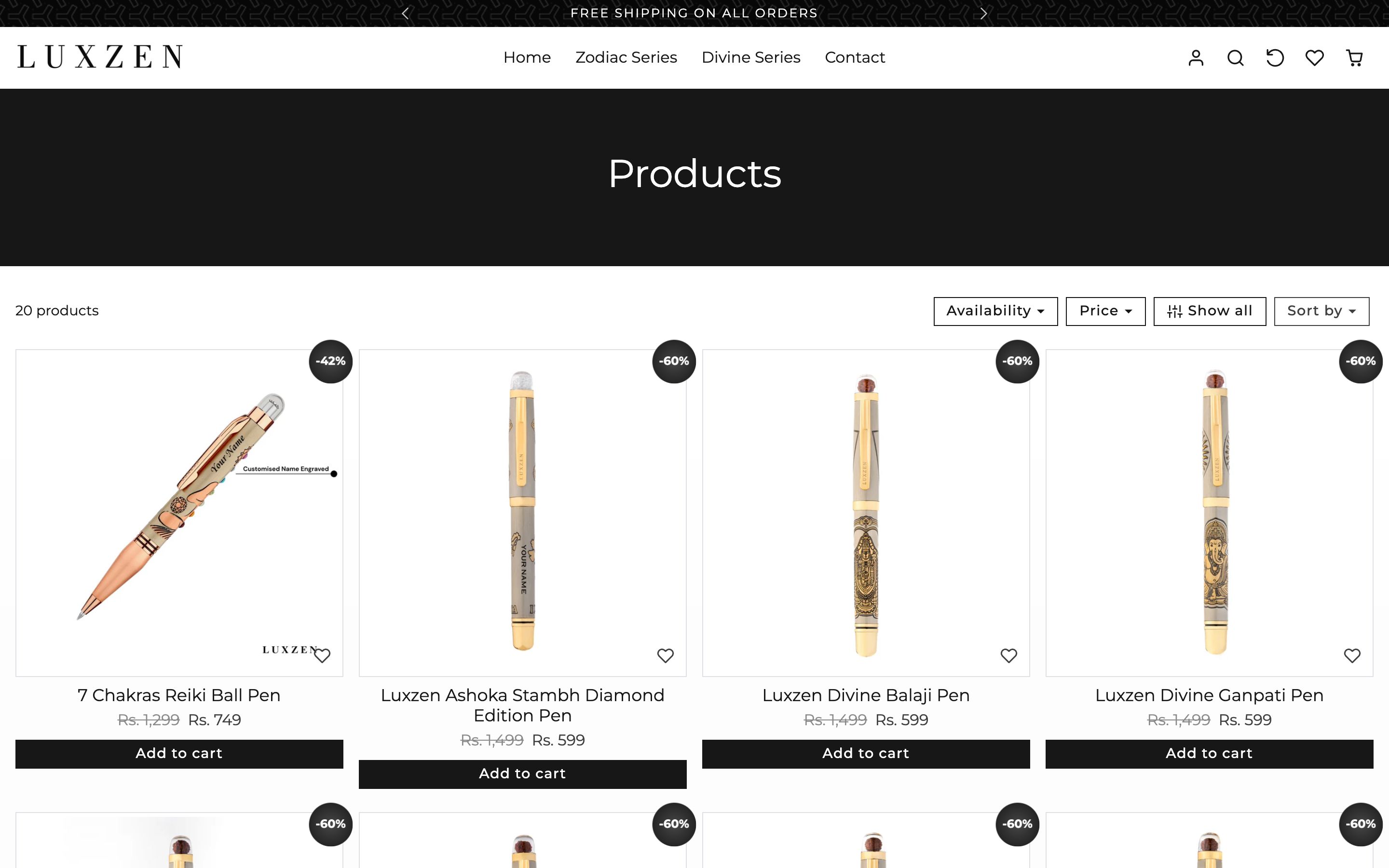 Luxzen About page