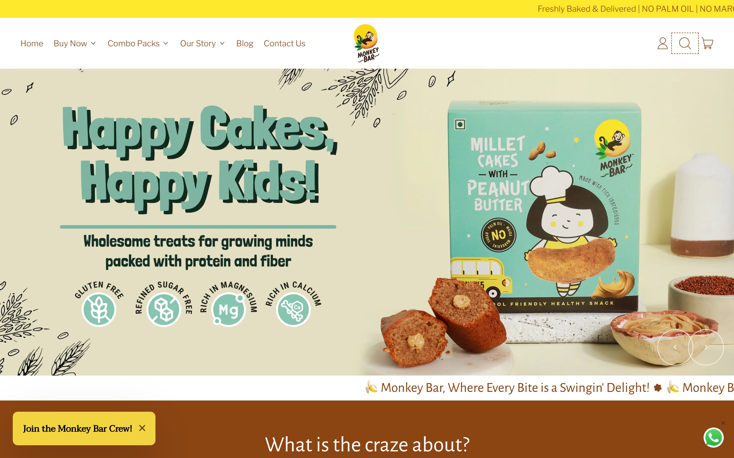 Monkey Bar Cakes website
